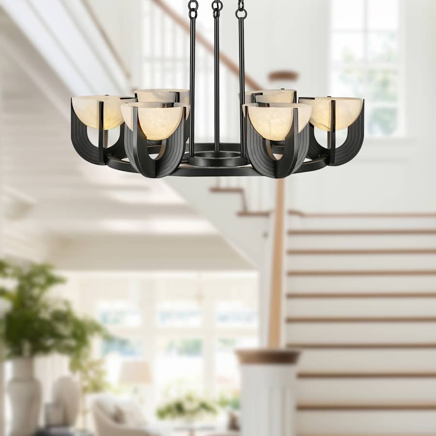 Alora Lighting Colette 28" Wide LED Ring Chandelier