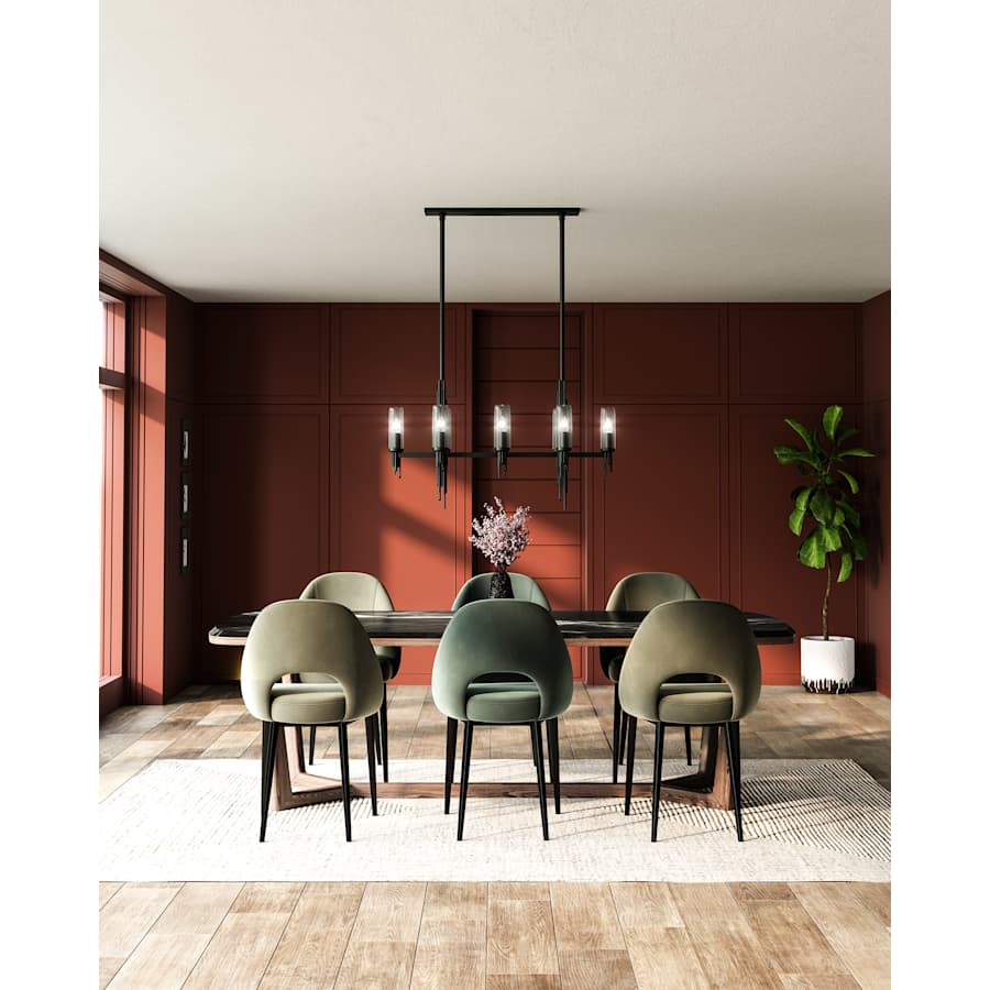 Alora Lighting Torres 38" Wide Linear Chandelier