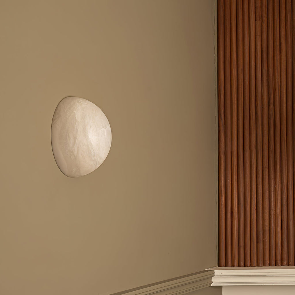 Alvara Alabaster Orb Wall Sconce