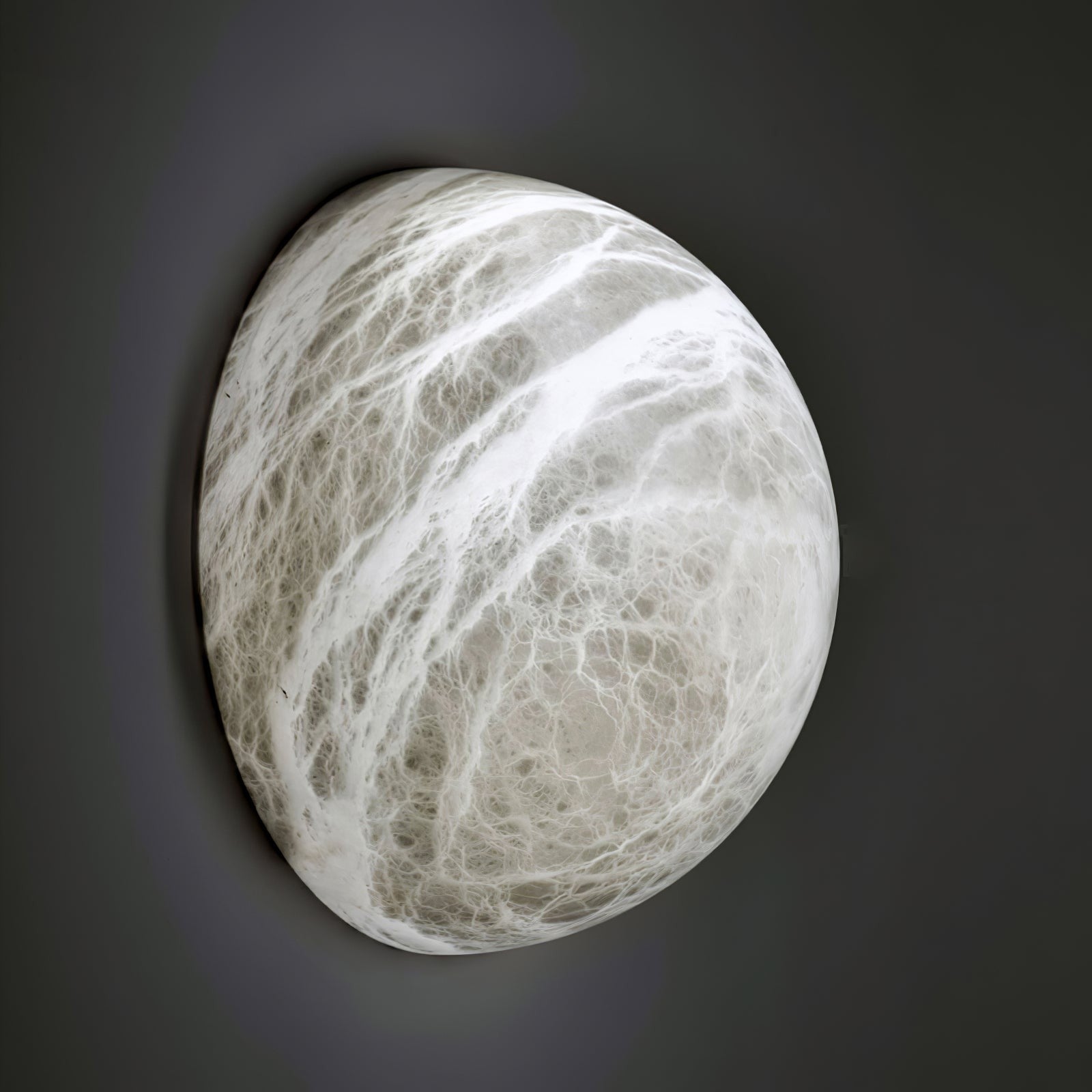 Alvara Alabaster Orb Wall Sconce
