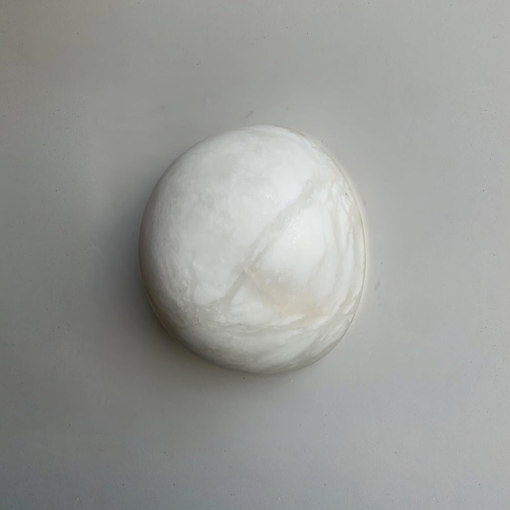 Alvara Alabaster Orb Wall Sconce