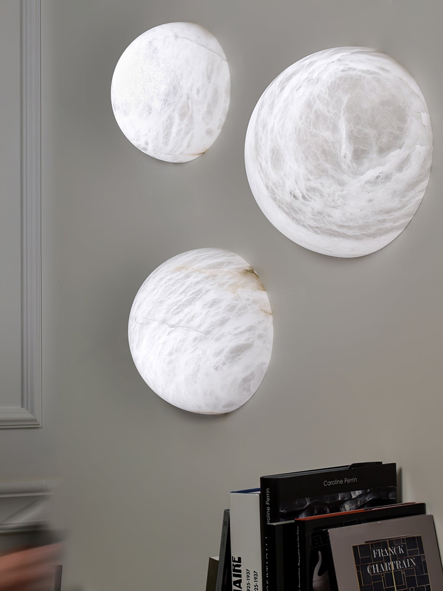Alvara Alabaster Orb Wall Sconce