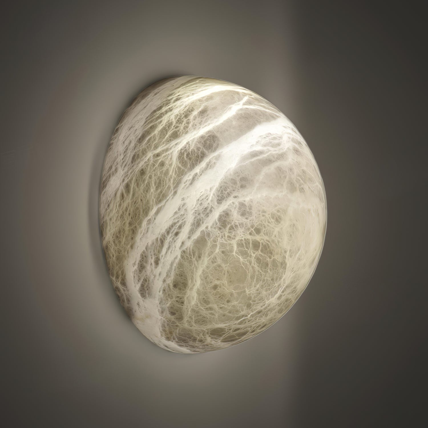 Alvara Alabaster Orb Wall Sconce