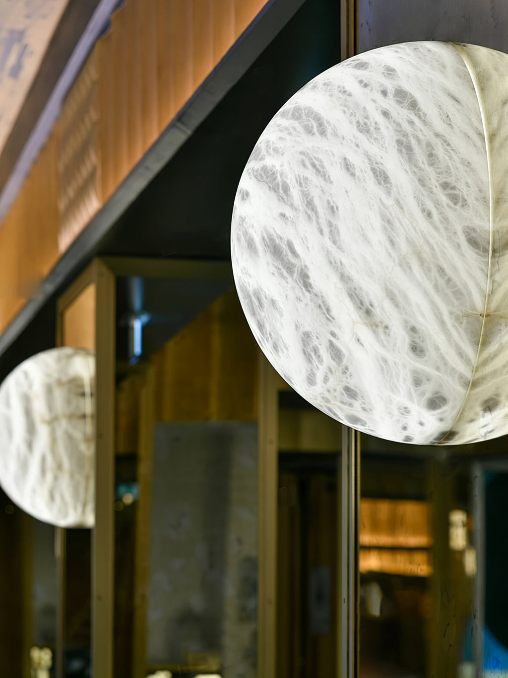 Alvara Alabaster Orb Wall Sconce