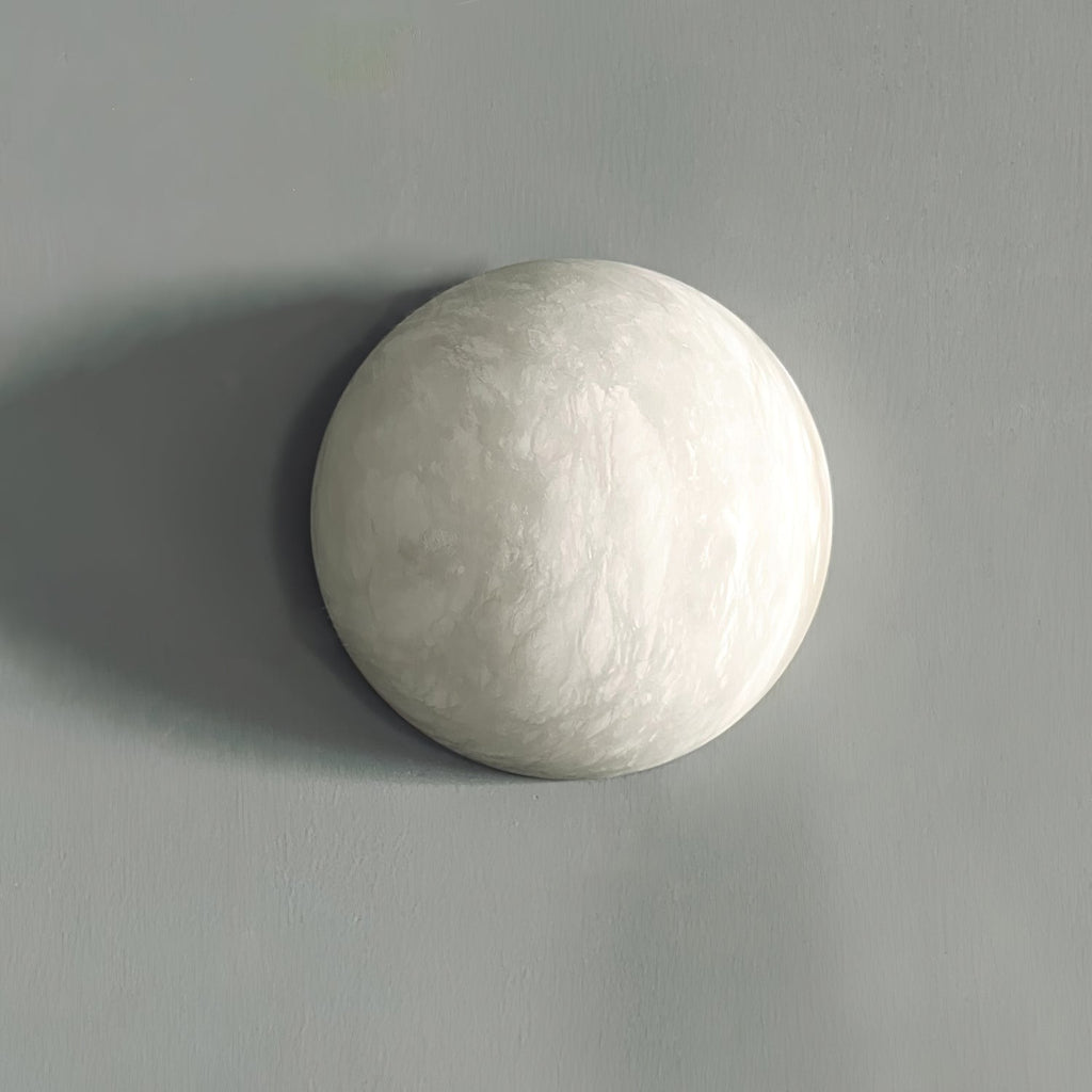 Alvara Alabaster Orb Wall Sconce