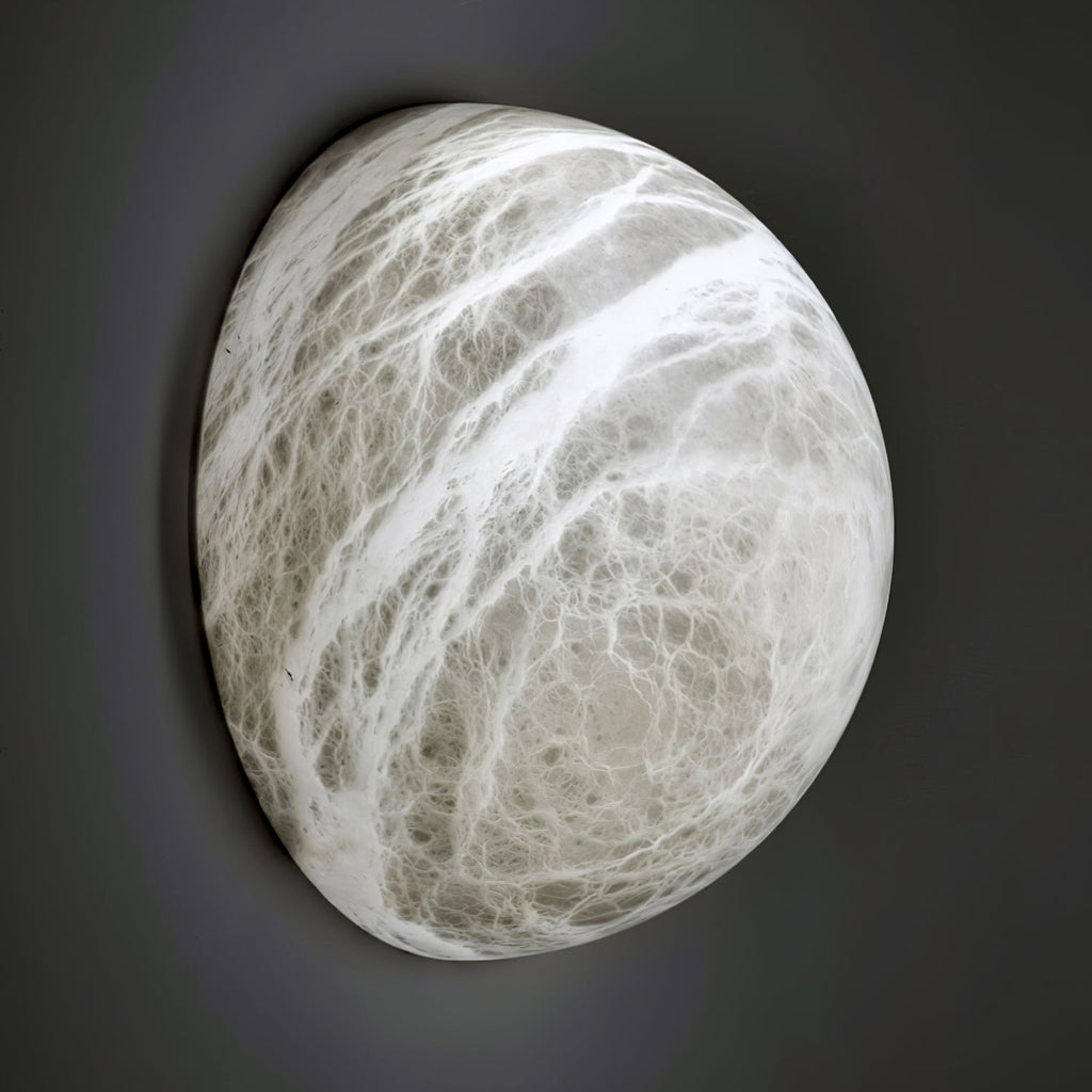 Alvara Alabaster Orb Wall Sconce