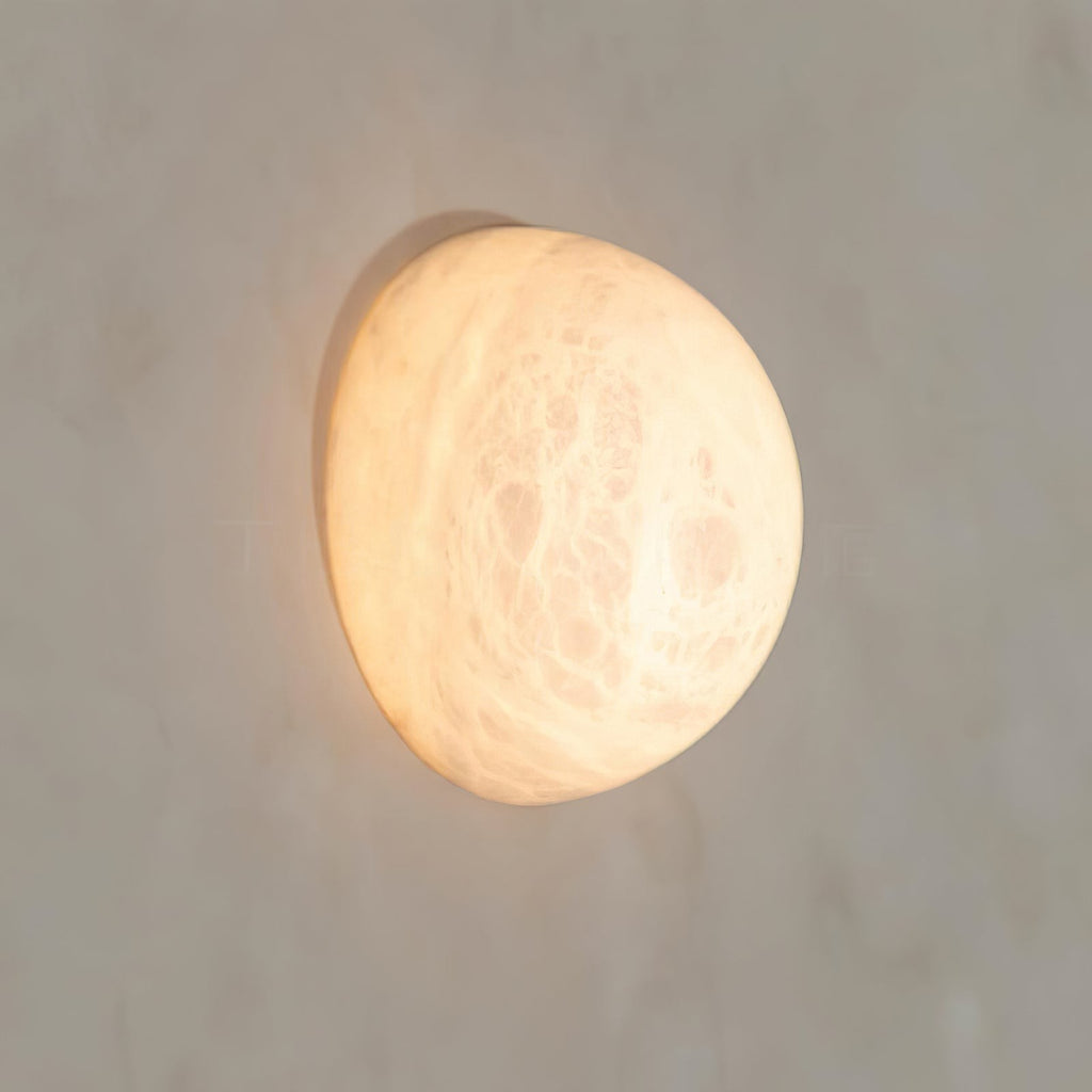 Alvara Alabaster Orb Wall Sconce