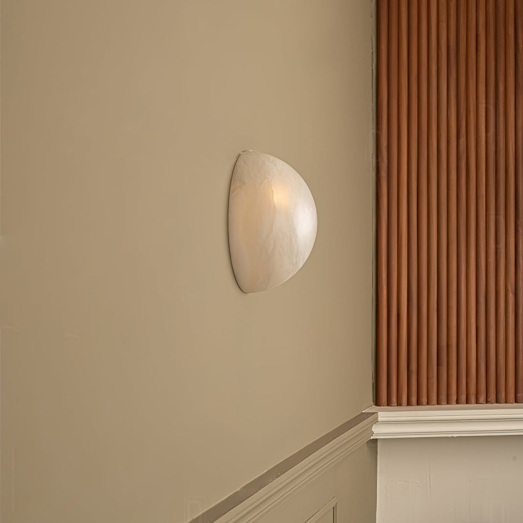 Alvara Alabaster Orb Wall Sconce