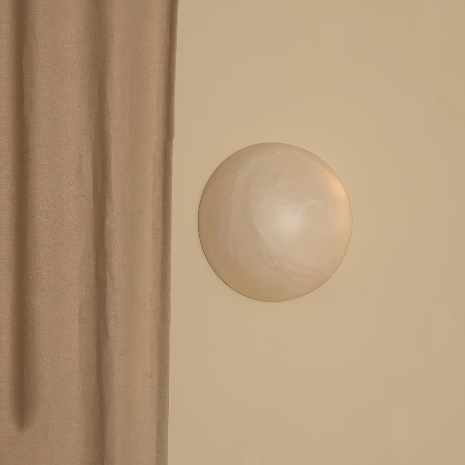 Alvara Alabaster Orb Wall Sconce