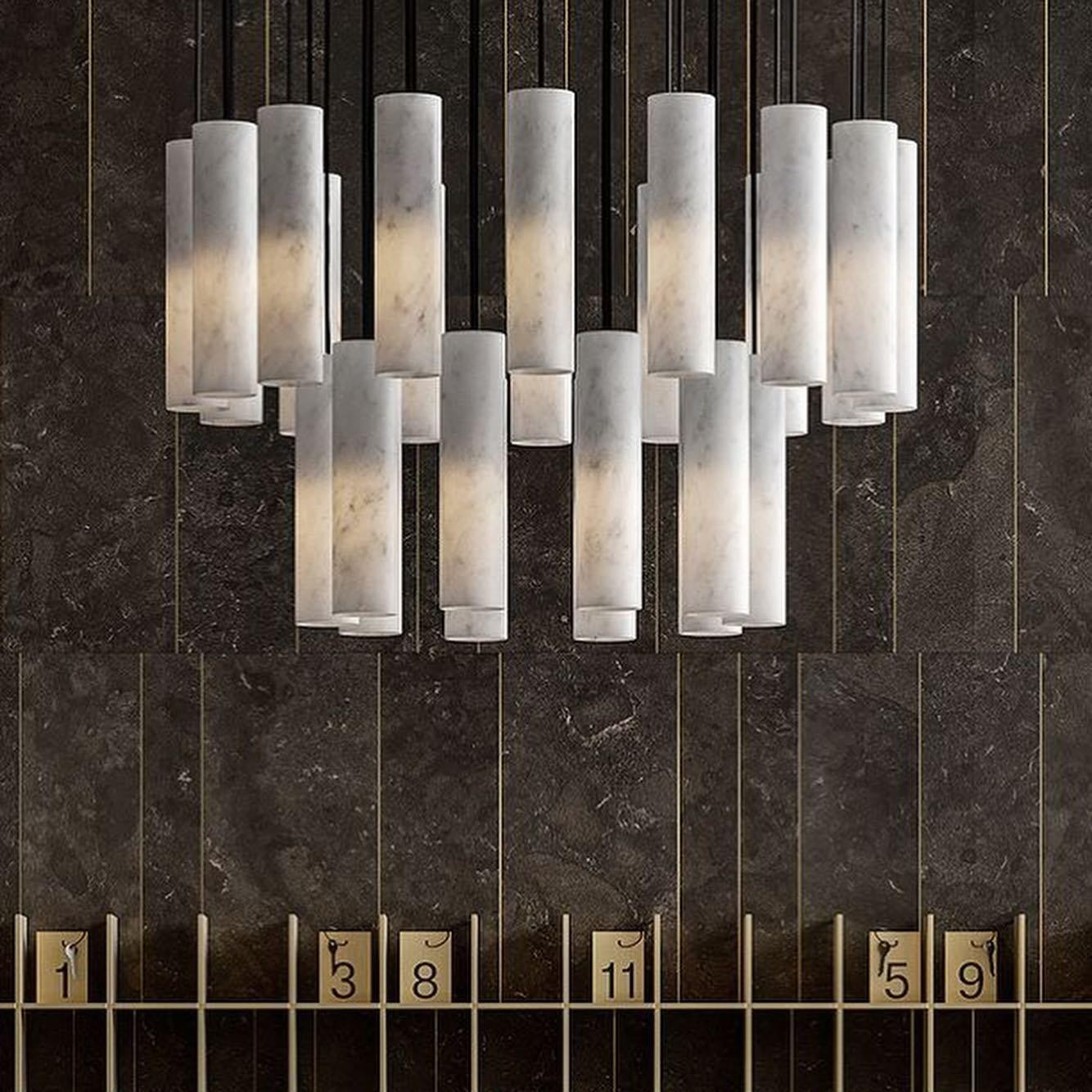 Alvara Stone Cluster Pendant