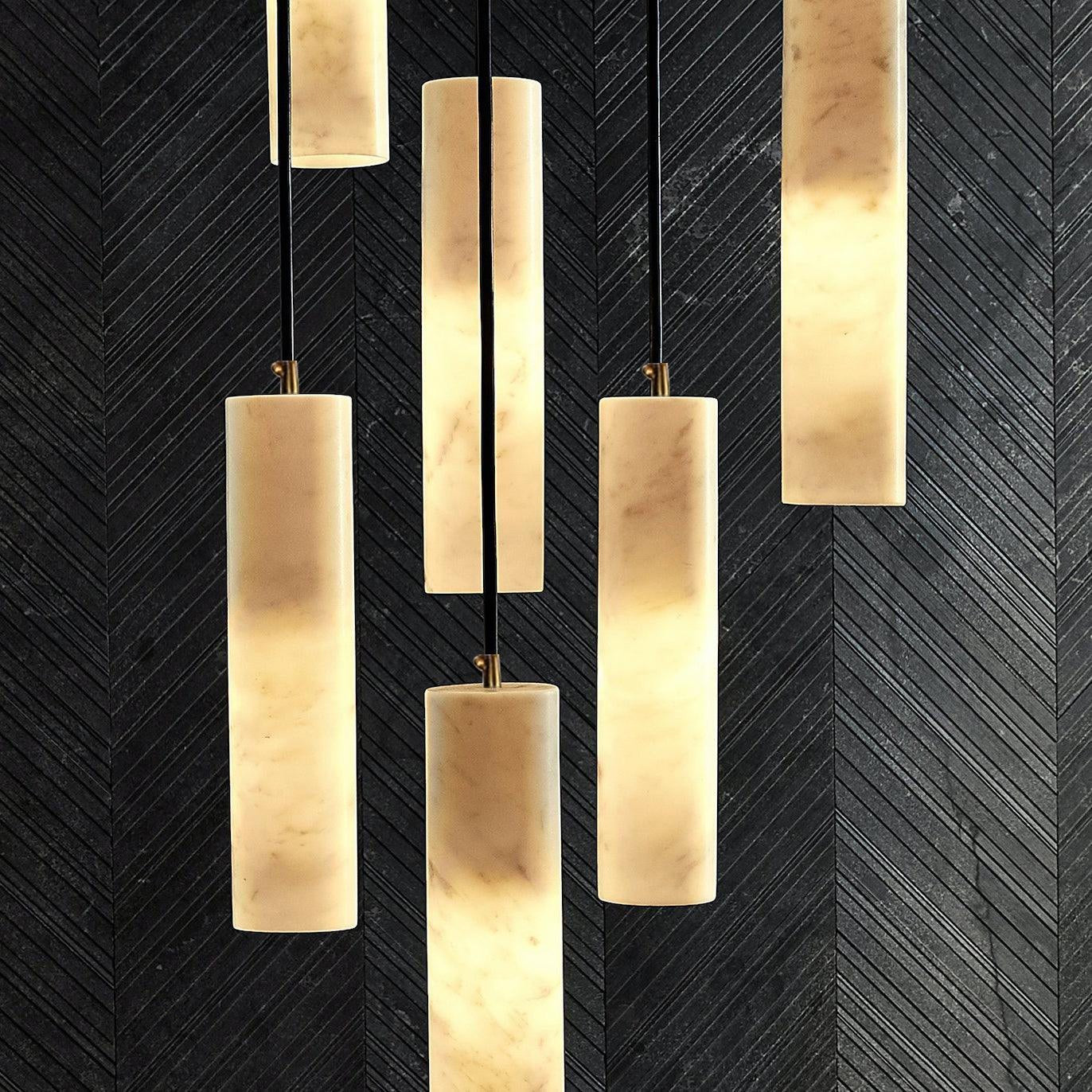 Alvara Stone Cluster Pendant