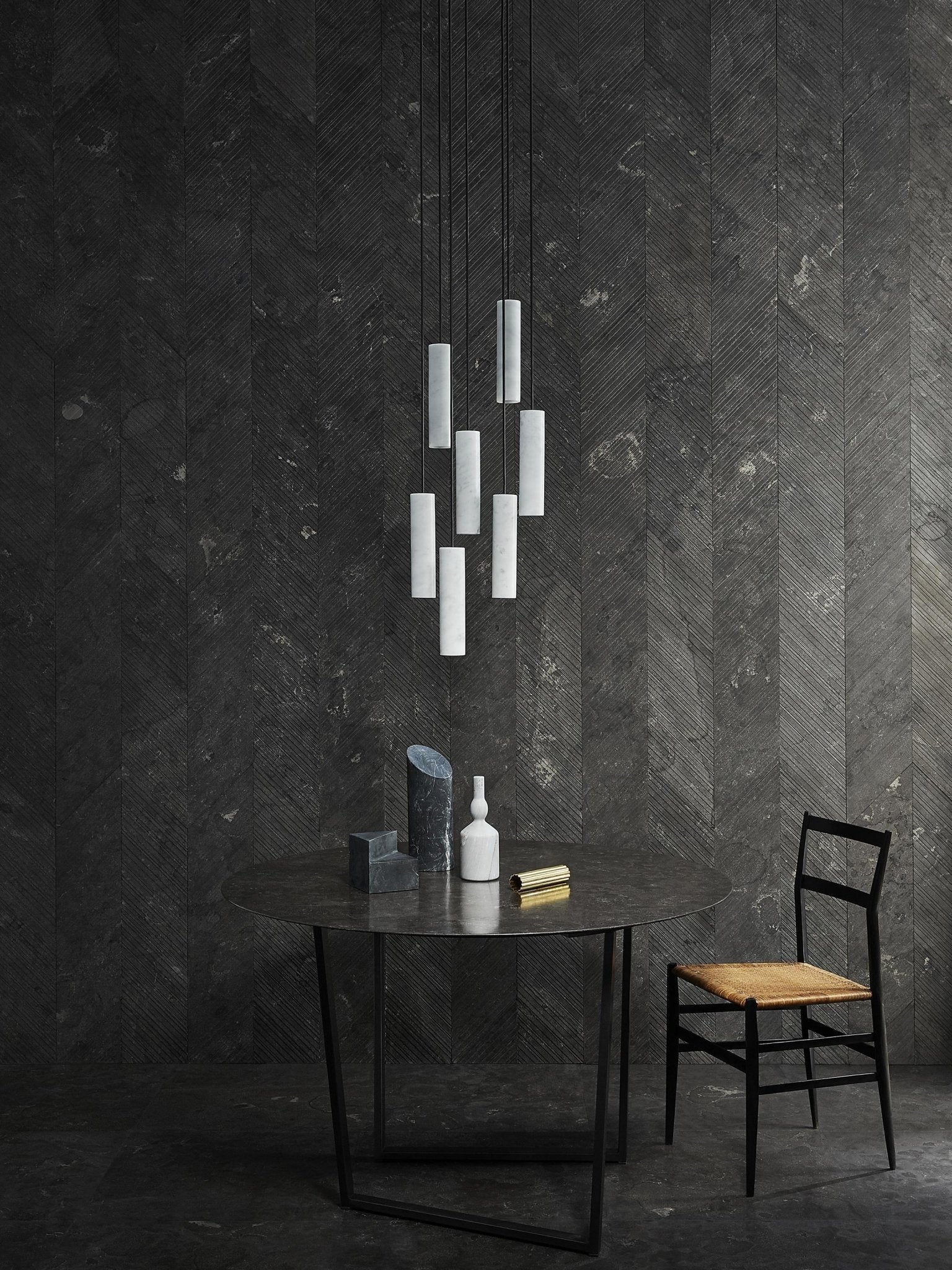 Alvara Stone Cluster Pendant