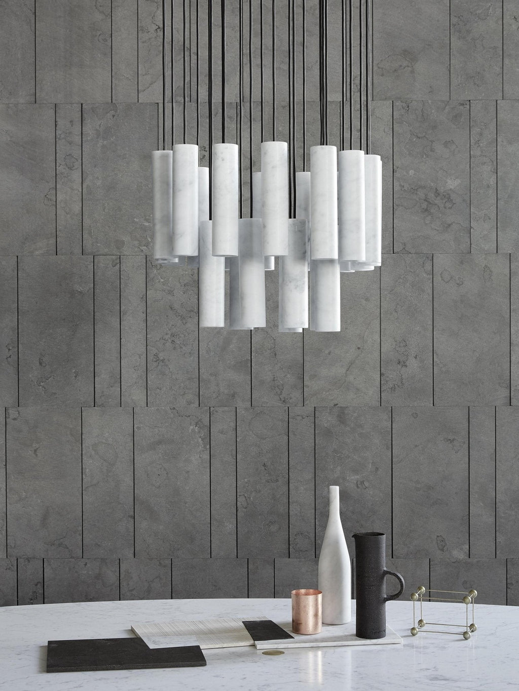 Alvara Stone Cluster Pendant