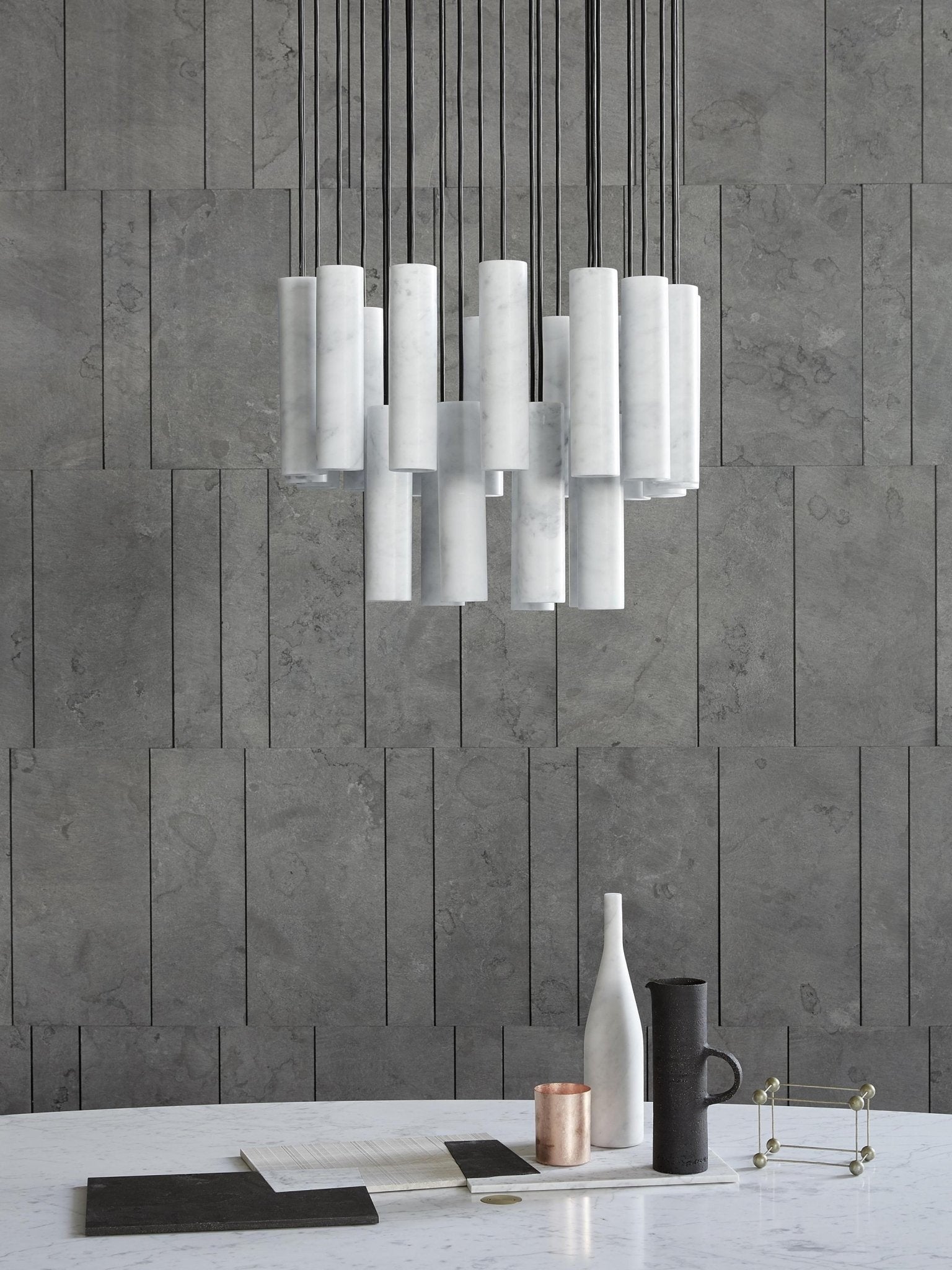 Alvara Stone Cluster Pendant