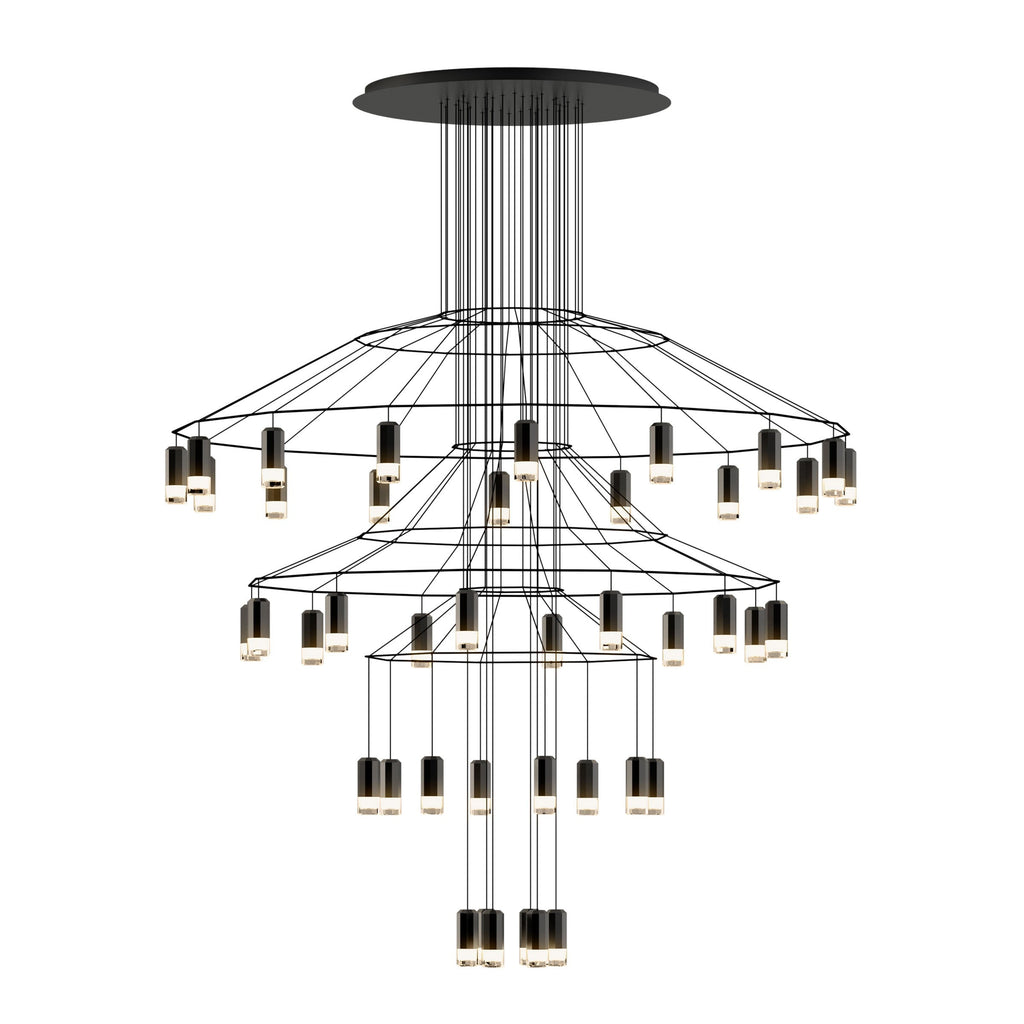 Architectural Wireframe LED Statement Chandelier