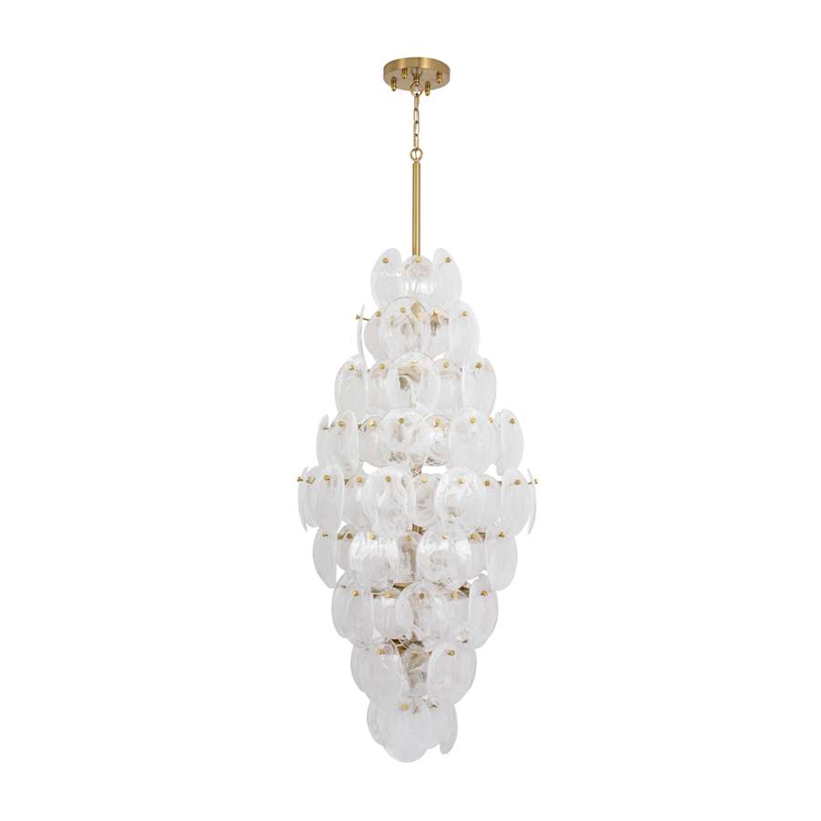 Artcraft Lighting Lily 15 Light 29" Wide Abstract Waterfall Chandelier