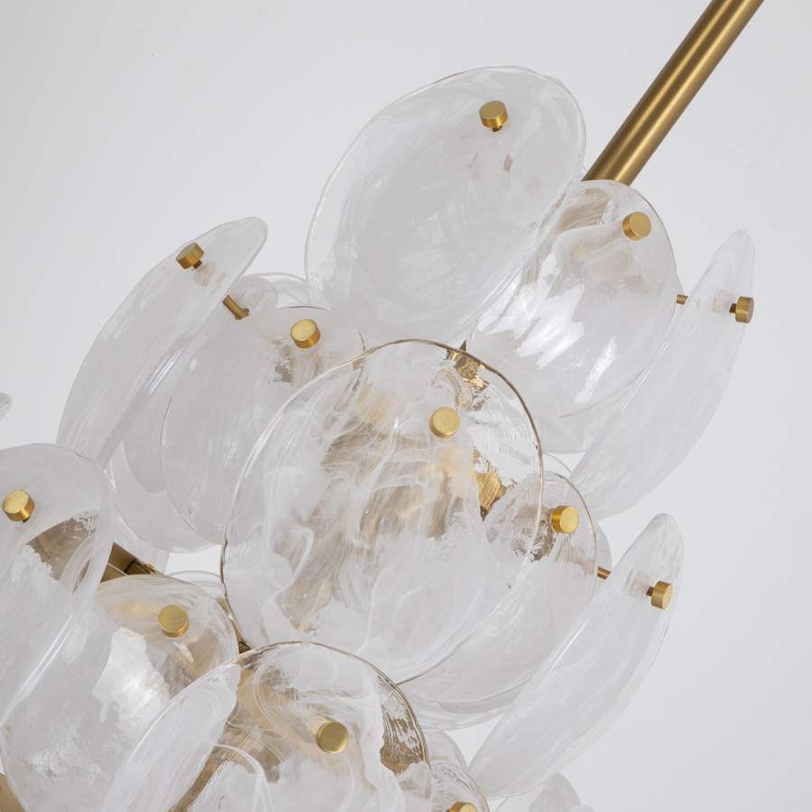 Artcraft Lighting Lily 15 Light 29" Wide Abstract Waterfall Chandelier