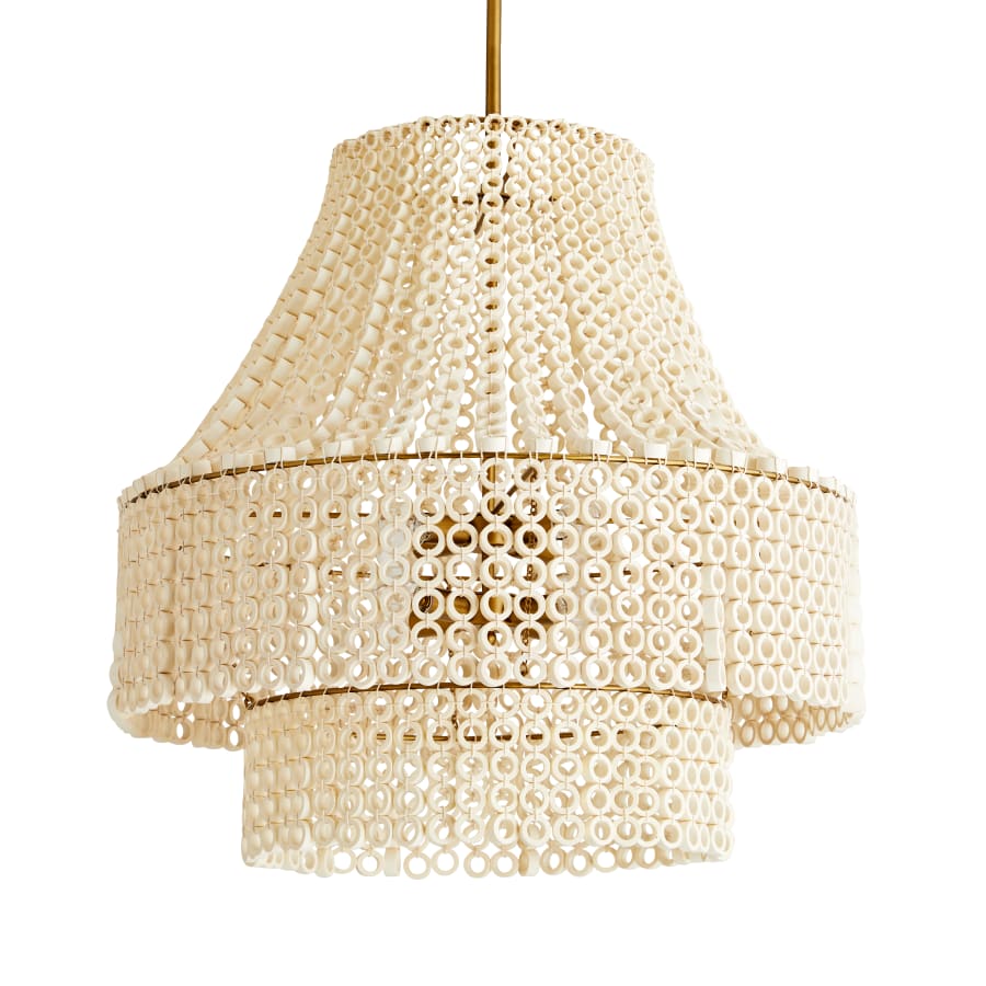 Arteriors Hannie 8 Light 29" Wide Beaded Chandelier