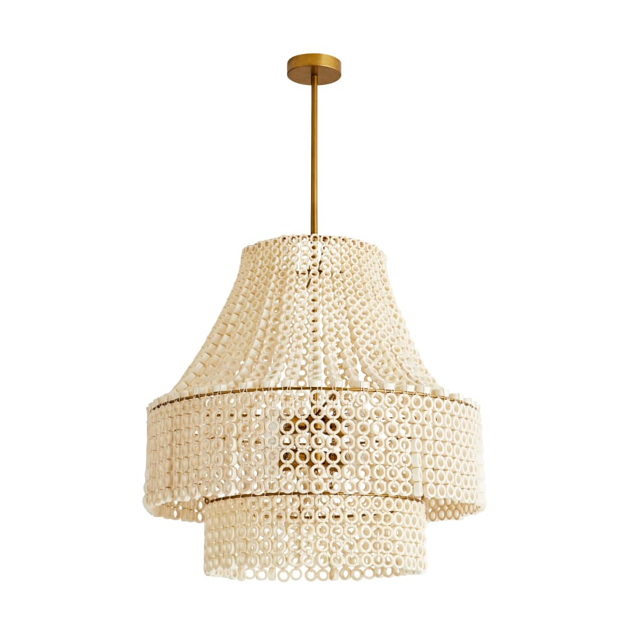 Arteriors Hannie 8 Light 29" Wide Beaded Chandelier