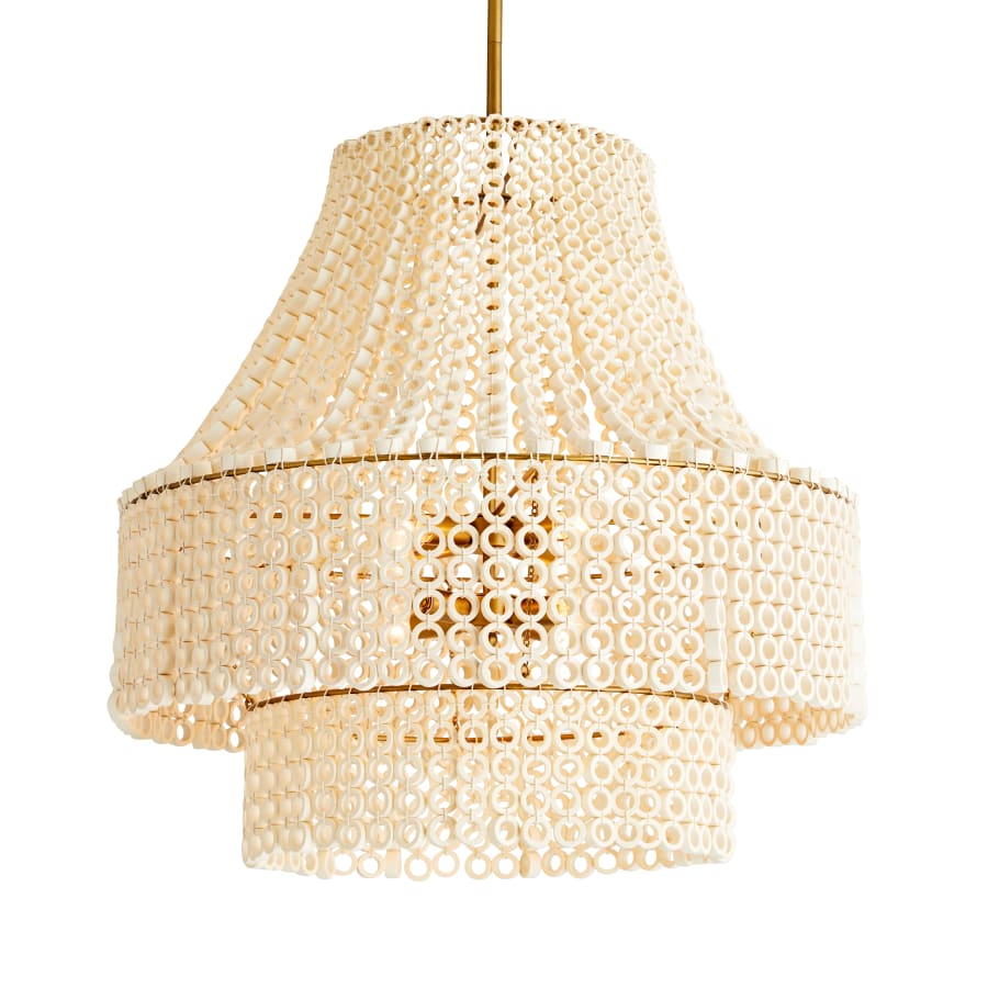 Arteriors Hannie 8 Light 29" Wide Beaded Chandelier