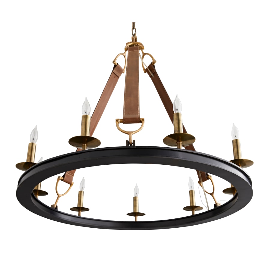 Arteriors Chaney 9 Light 33" Wide Ring Chandelier