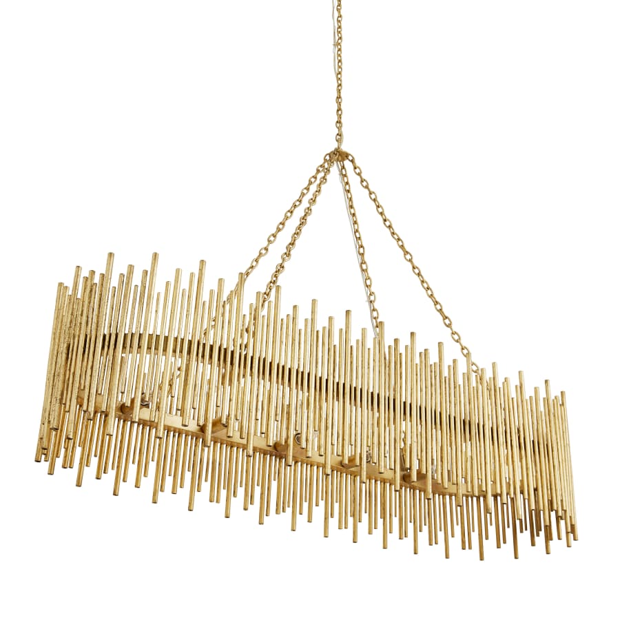 Arteriors Prescott 10 Light 45" Wide Linear Chandelier