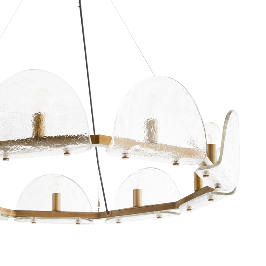 Arteriors Mendez 9 Light 29" Wide Ring Chandelier