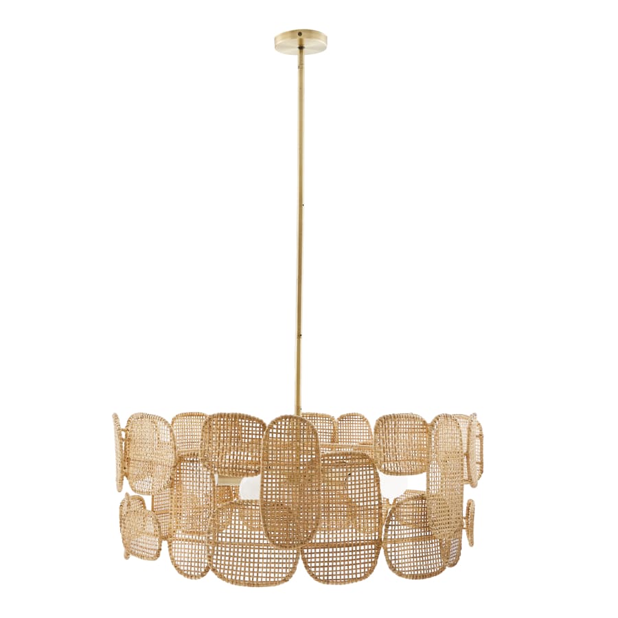 Arteriors Ronaldo 6 Light 30" Wide Commercial Drum Chandelier