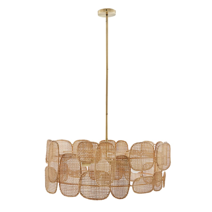 Arteriors Ronaldo 6 Light 30" Wide Commercial Drum Chandelier