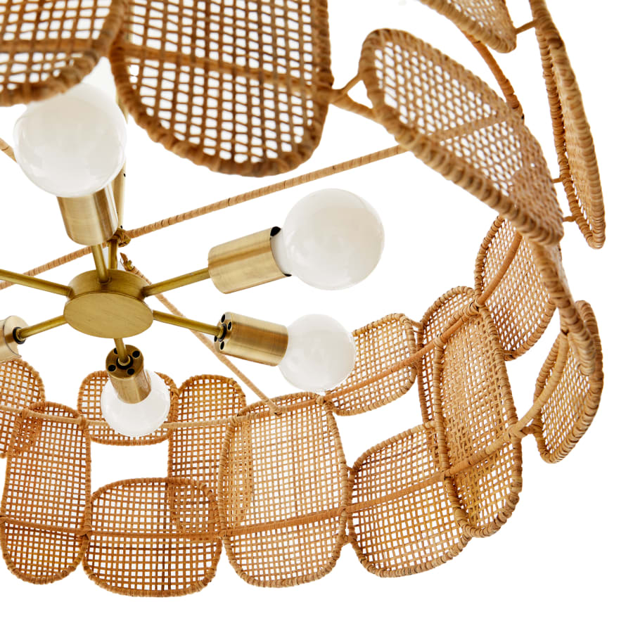 Arteriors Ronaldo 6 Light 30" Wide Commercial Drum Chandelier