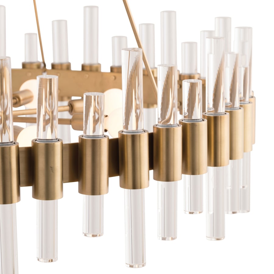 Arteriors Haskell 8 Light 34" Wide Ring Chandelier