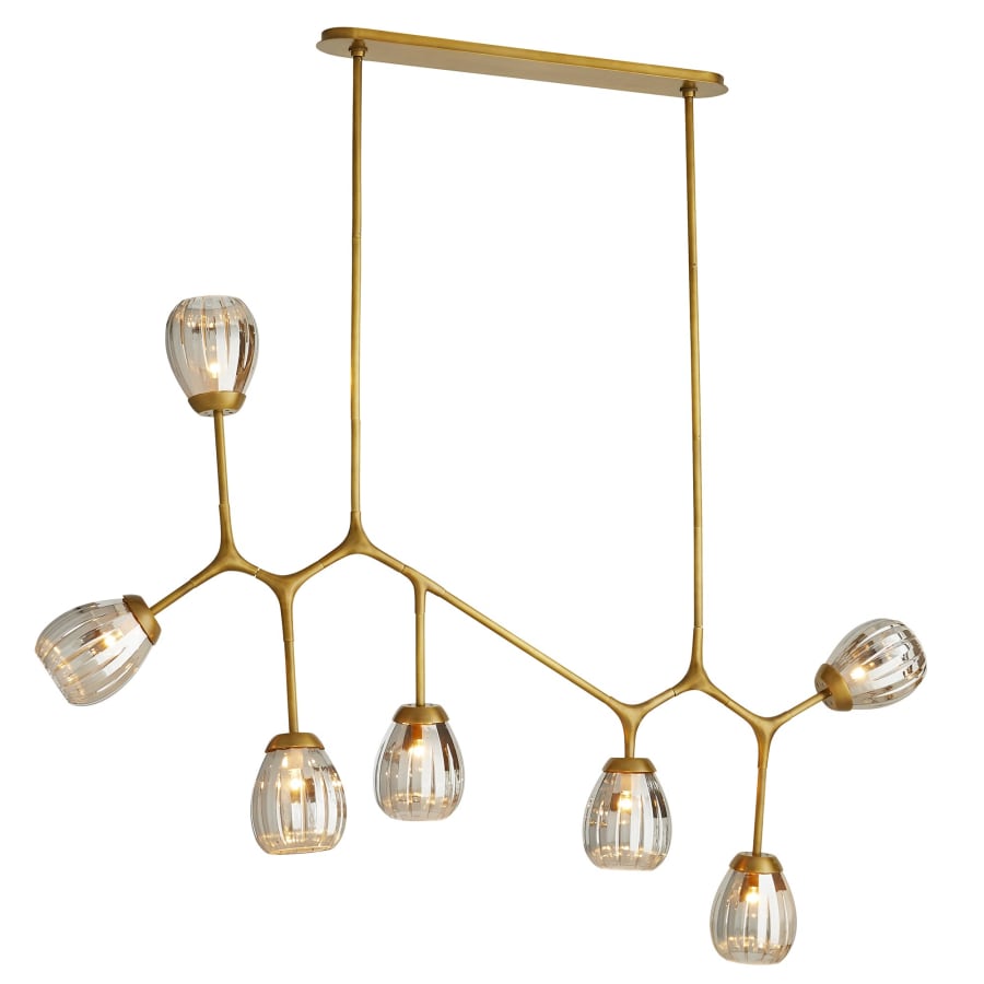 Arteriors Smyth 7 Light 66" Wide Linear Chandelier