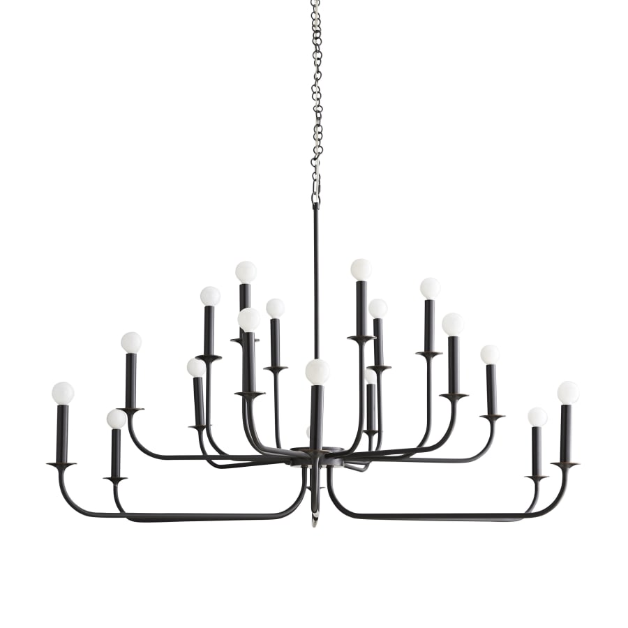 Arteriors Breck 18 Light 48" Wide Taper Candle Chandelier