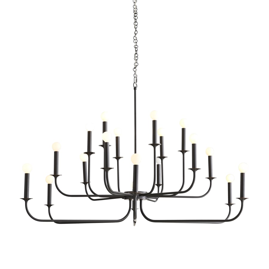 Arteriors Breck 18 Light 48" Wide Taper Candle Chandelier