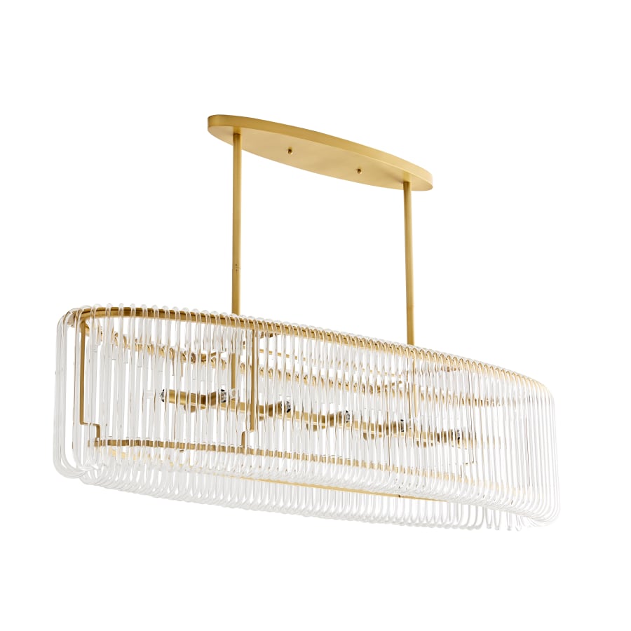 Arteriors Chandler 12 Light 51" Wide Linear Chandelier