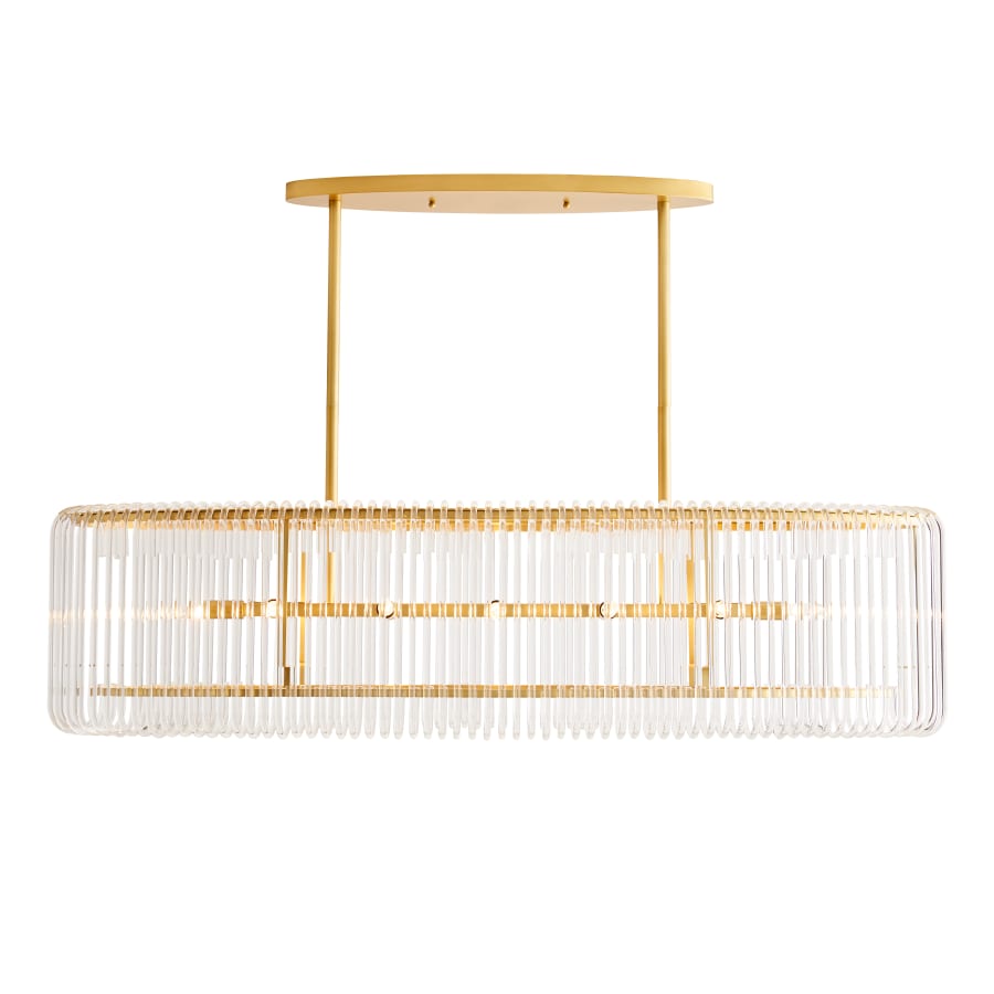 Arteriors Chandler 12 Light 51" Wide Linear Chandelier