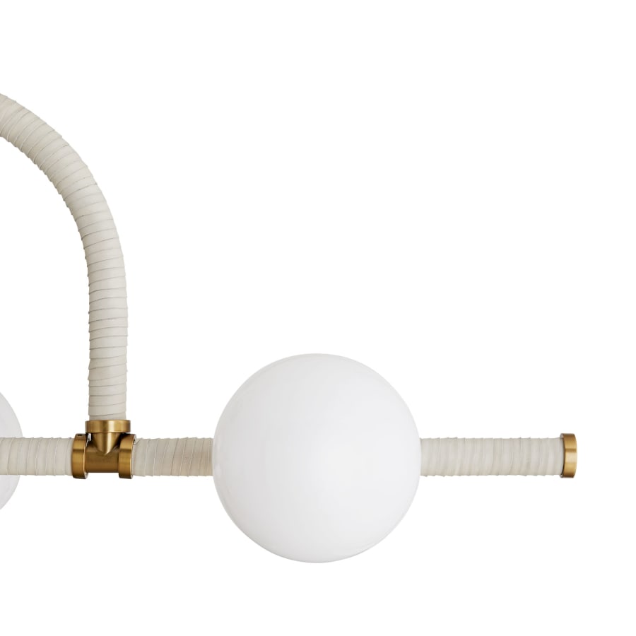 Arteriors Harrison 6 Light 42" Wide Linear Chandelier