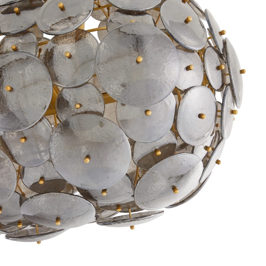 Arteriors Nebula 8 Light 42" Wide Linear Chandelier