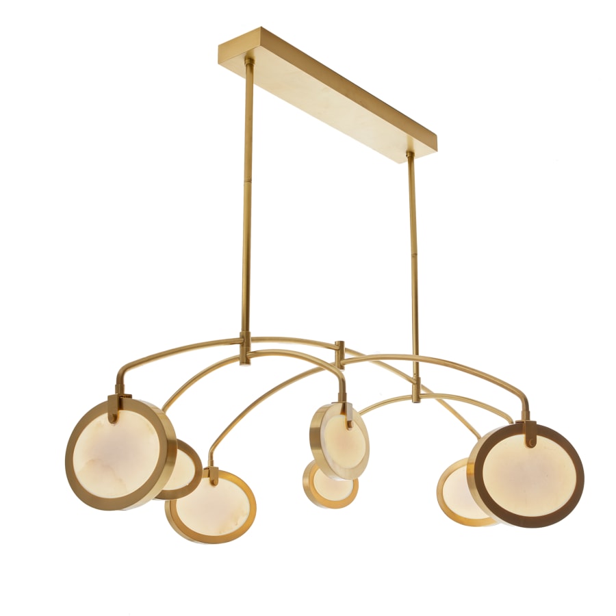 Arteriors Rosabel 56" Wide LED Commercial Abstract Chandelier
