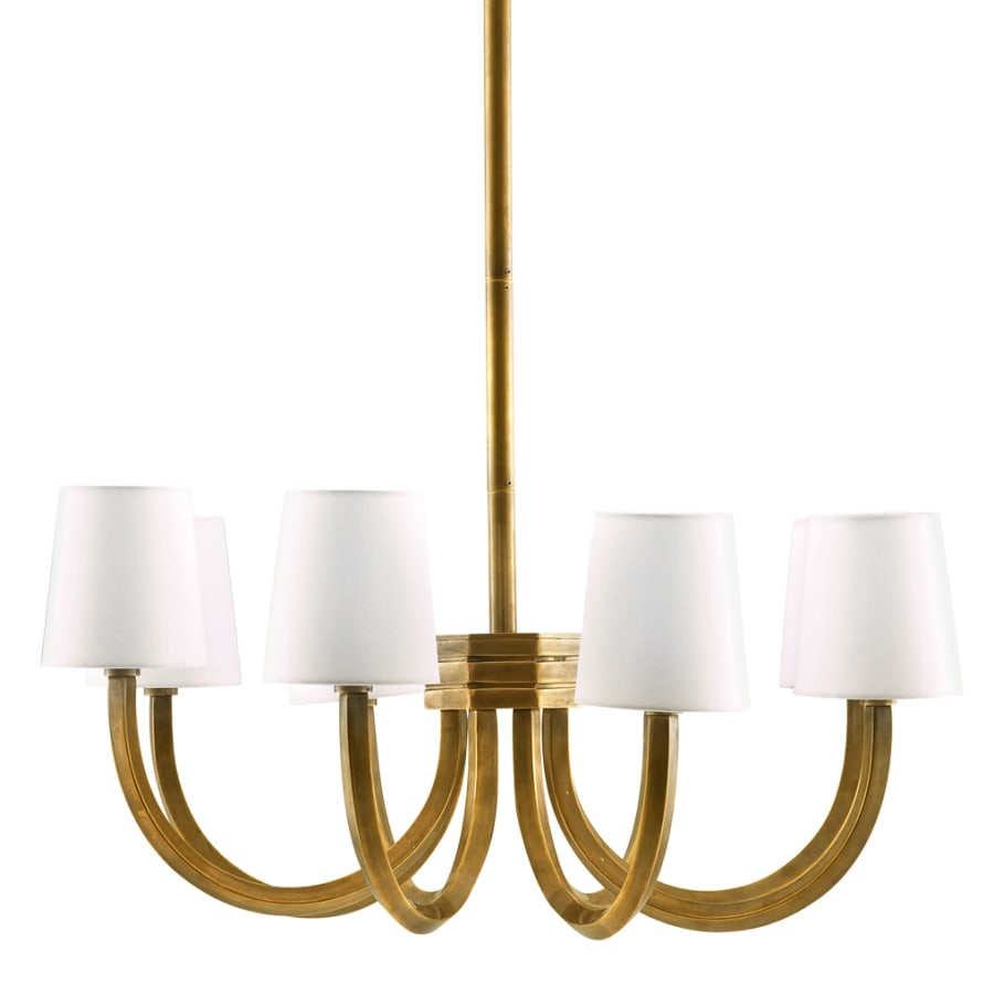 Arteriors Gaetano 8 Light 27" Wide Chandelier