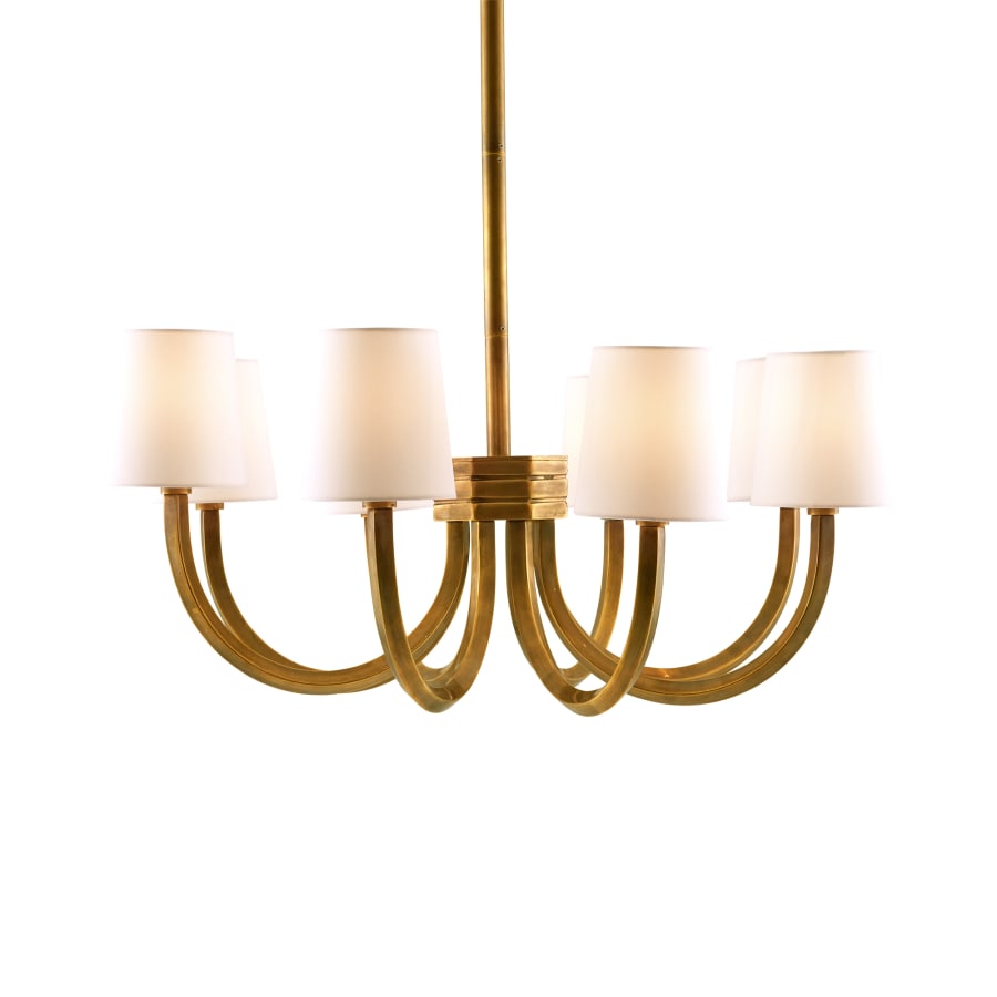 Arteriors Gaetano 8 Light 27" Wide Chandelier
