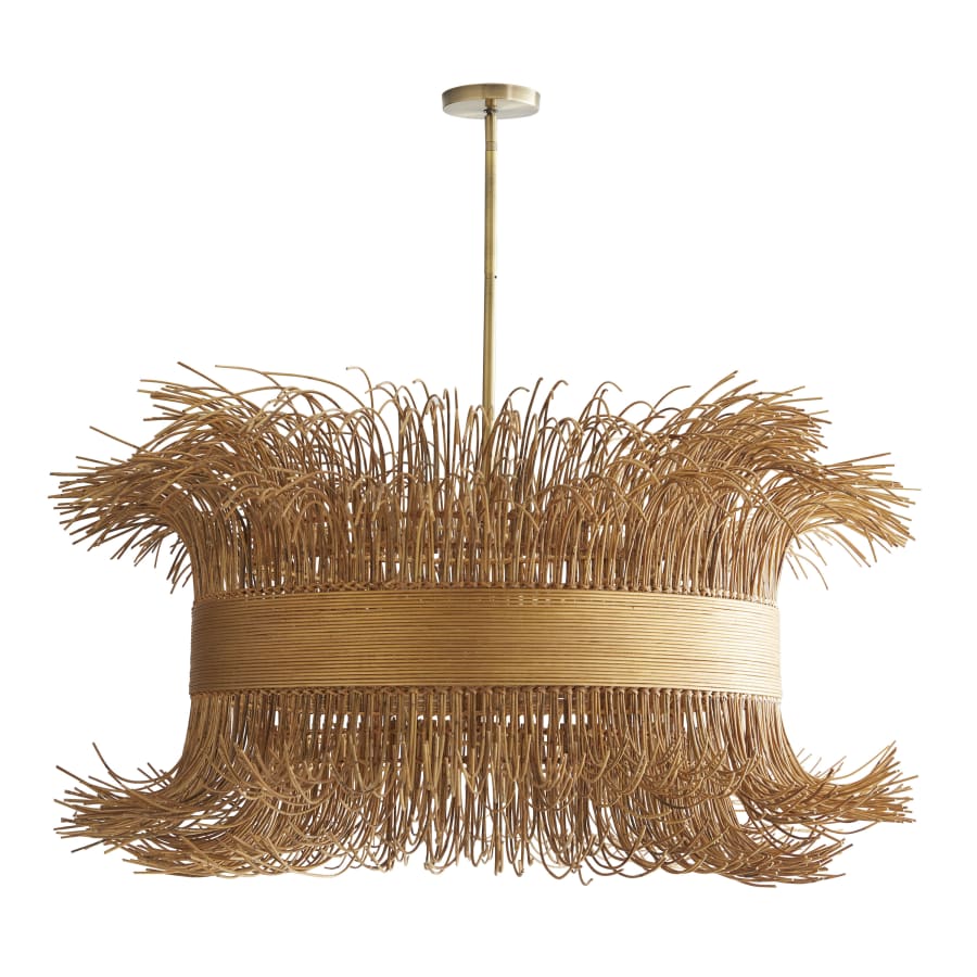 Arteriors Filamento 6 Light 42" Wide Abstract Drum Chandelier