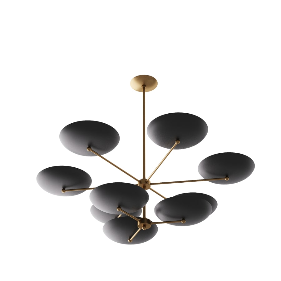 Arteriors Griffith 9 Light 52" Wide Chandelier