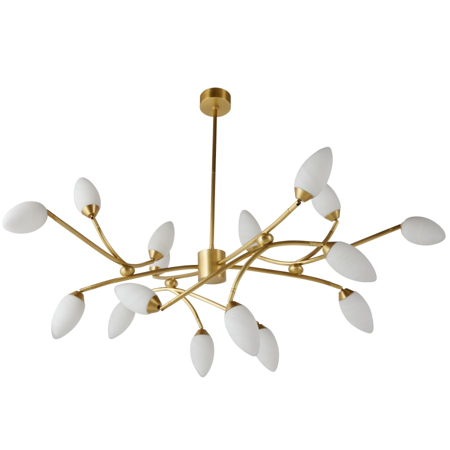 Arteriors Ember 16 Light 34" Wide Candle Style Chandelier