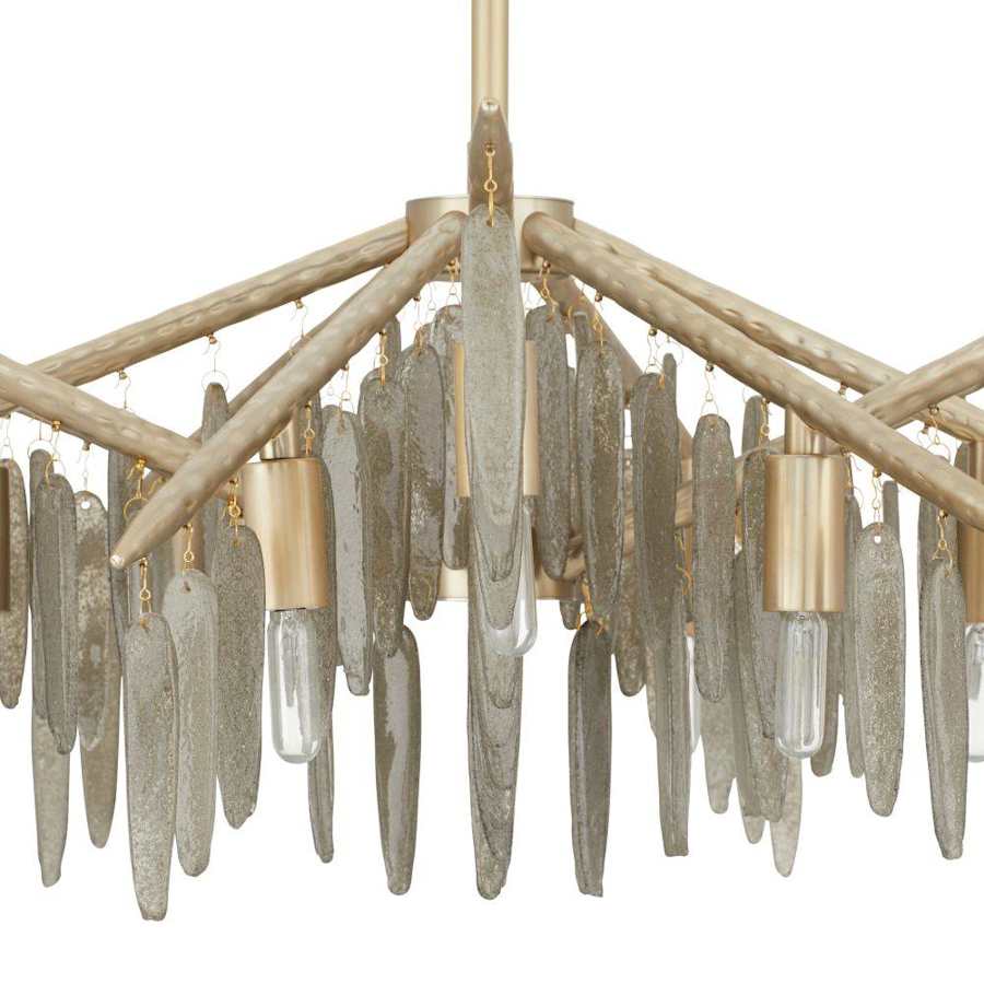Arteriors Gia 12 Light 40" Wide Waterfall Chandelier