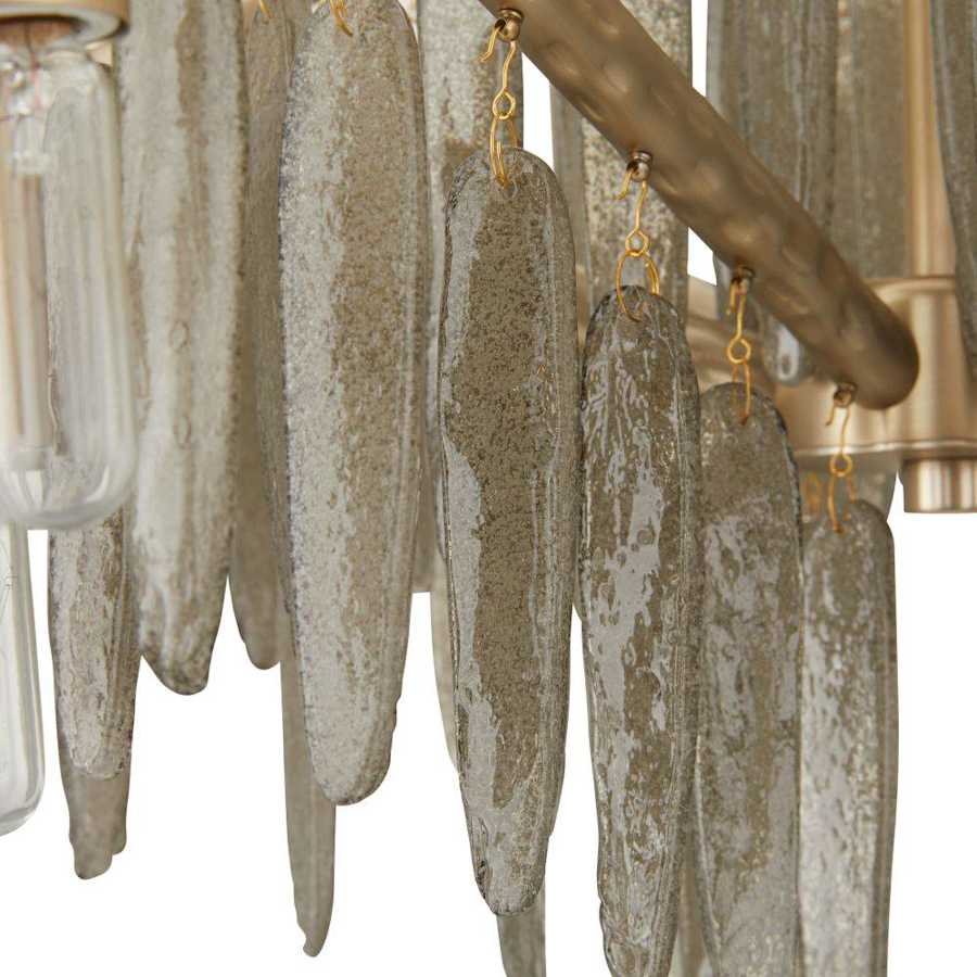Arteriors Gia 12 Light 40" Wide Waterfall Chandelier