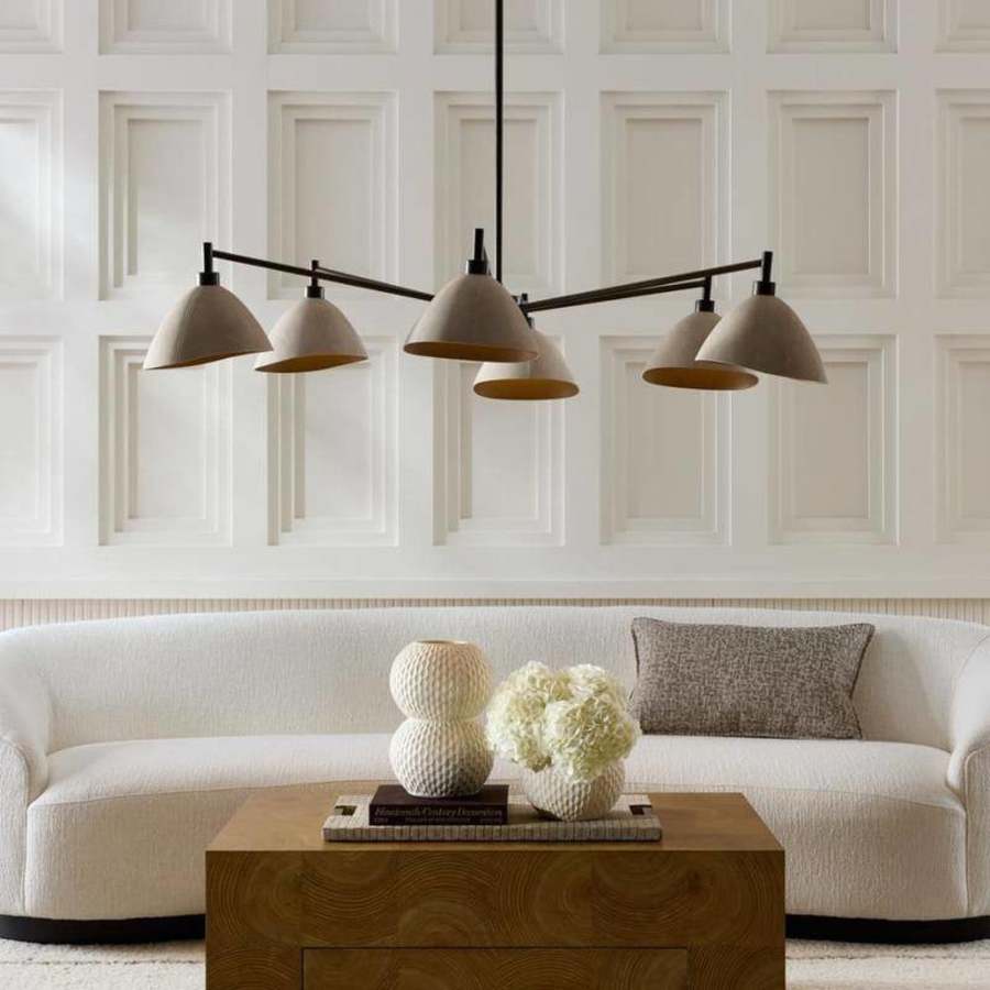 Arteriors Inlet 6 Light 53" Wide Chandelier