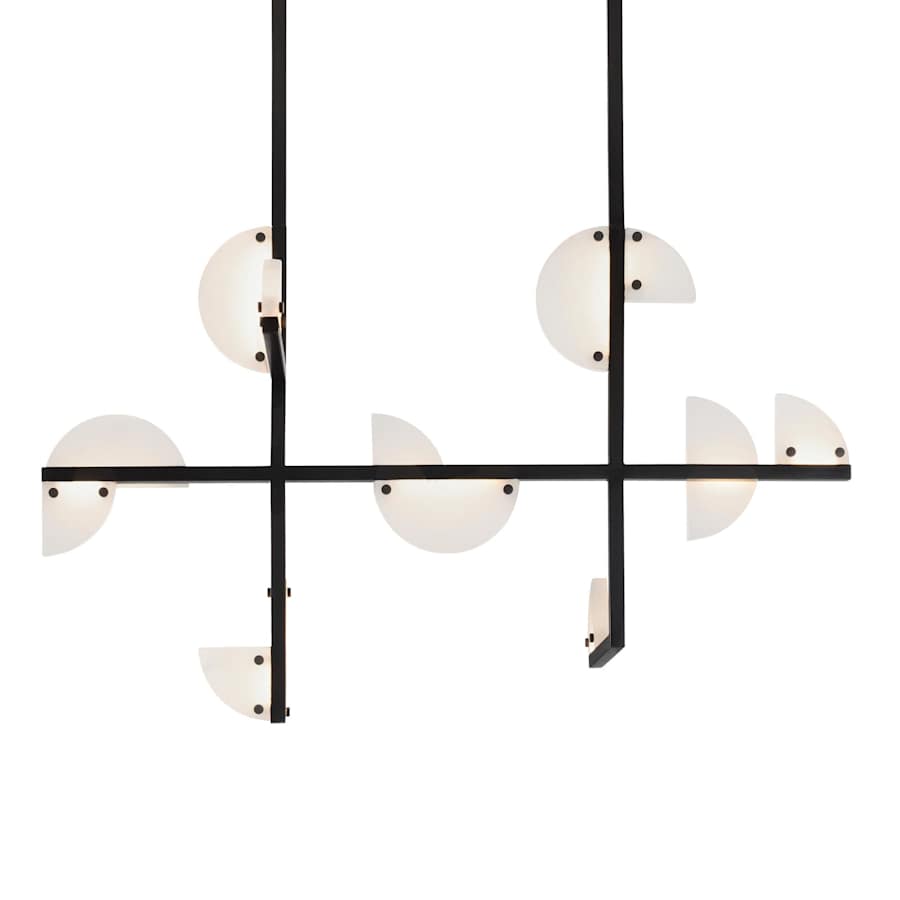 Arteriors Nova Chandelier 40" Wide Abstract Chandelier