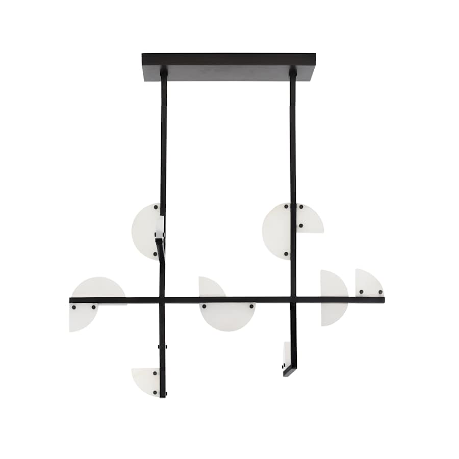 Arteriors Nova Chandelier 40" Wide Abstract Chandelier