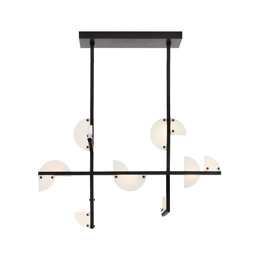 Arteriors Nova Chandelier 40" Wide Abstract Chandelier
